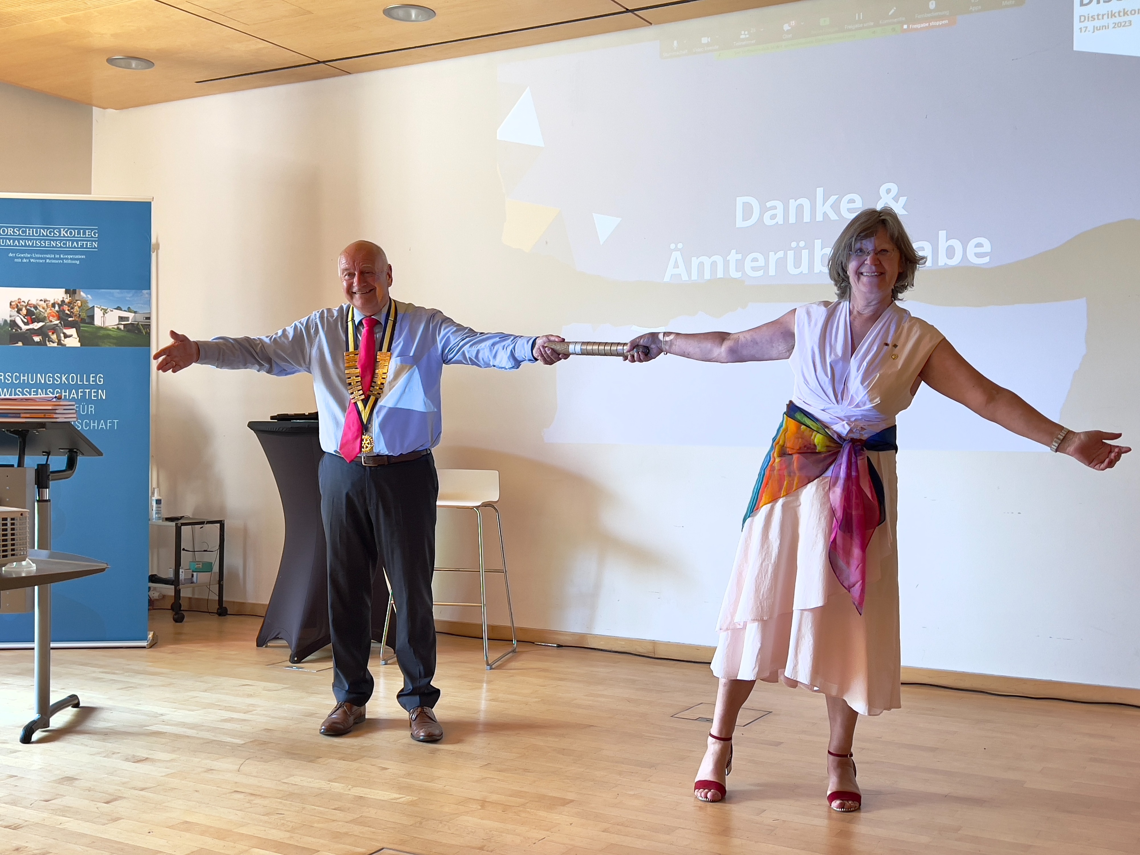 Distriktkonferenz 2023 - Staffelübergabe